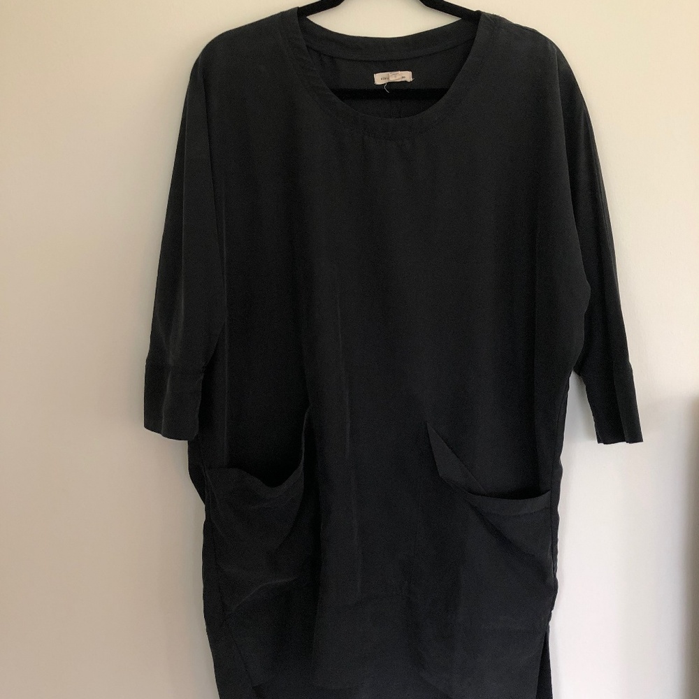 Gray Long Sleeve Dress